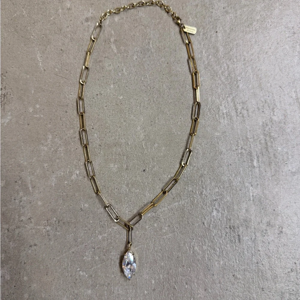Melinda Maria Gold Samantha MARQUIS necklace - Picture 3 of 5